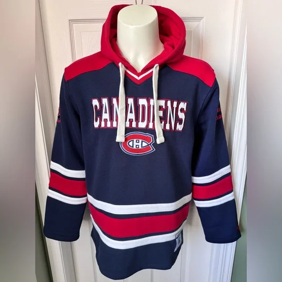 Montreal Canadiens Starter Fleece Lined Pullover Hoodie Size Medium NWOT - Picture 7 of 13
